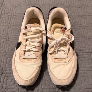 Nike Beige and Black Athletic Shoes